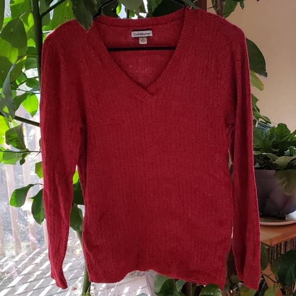 croft & barrow Sweaters - Croft & Barrow Fuscia Sweater